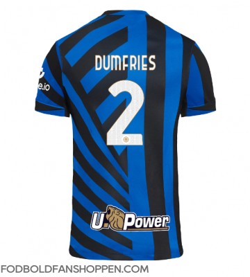 Inter Milan Denzel Dumfries #2 Hjemmebanetrøje 2024-25 Kortærmet